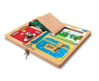 Melissa & Doug Tablica edukacyjna - Zamki i zabezpieczenia - 407236 - zdjęcie 2